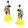 Rhinestone Bird Tassel Earrings for Women - Cute Parrot Tassel Earrings - Bohemian Handmade Fashion Bird Earrings - Gift for Girls and Women Mom, Sister, Wife, Girlfriend Rhinestone Bird Tassel Earrings for Women - Cute Parrot Tassel Earrings - Bohemian Handmade Fashion Bird Earrings - Gift for Girls and Women Mom, Sister, Wife, Girlfriend