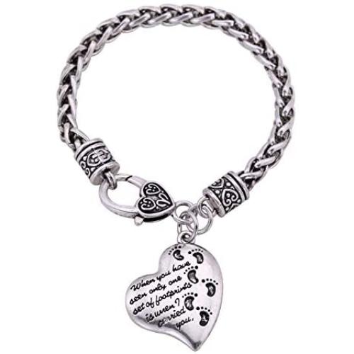 LIKGREAT Vintage Amulet Wiccan Star Majoras Mask Bracelet for Men Women with Wheat Link