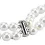 LEILE 8mm 18inch White Double row Faux Pearls Necklace Earring Jewelry Set for Women Girls LEILE 8mm 18inch White Double row Faux Pearls Necklace Earring Jewelry Set for Women Girls