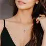Womens 925 Sterling Silver Necklace Infinity Love Rose Gold White Gold Plated Pendant CZ Diamond Necklace Best Valentines Day