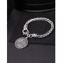 EUEAVAN Celtic Knot Triquetra Trinity Talisman Amulet Runes Pendant Bracelet