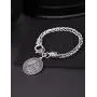 EUEAVAN Celtic Knot Triquetra Trinity Talisman Amulet Runes Pendant Bracelet EUEAVAN Celtic Knot Triquetra Trinity Talisman Amulet Runes Pendant Bracelet