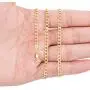 Nuragold 10k Yellow Gold 3.5mm Cuban Chain Curb Link Diamond Cut Pave Two Tone Pendant Necklace, Mens Womens Lobster Lock 16'' 18'' 20'' 22'' 24'' 26'' 28'' 30'' Nuragold 10k Yellow Gold 3.5mm Cuban Chain Curb Link Diamond Cut Pave Two Tone Pendant Necklace, Mens Womens Lobster Lock 16'' 18'' 20'' 22'' 24'' 26'' 28'' 30''