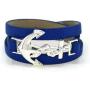Jewelry Nexus Nautical Theme Anchor Cord Adjustable Wrap Bracelet