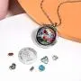 AZNECK Floating Living Memory Locket Necklace Inspirational Charms Pendant Family Tree of Life Personalized Birthday Gifts for Her AZNECK Floating Living Memory Locket Necklace Inspirational Charms Pendant Family Tree of Life Personalized Birthday Gifts for Her