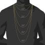 HaHaGirl Cuban Link Chain for Men Iced Out,Gold Silver Finish Rhinestones Cuban Link Chain Miami Choker Necklace Bracelet,Cz Prong Set,Fashion Accessory for Hip Hop Lovers