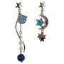 Original Cloud Moon Planet Star Creative Long tassels Dangle Earrings 18K Gold Plated Asymmetrical AB Earrings For Women Girls Original Cloud Moon Planet Star Creative Long tassels Dangle Earrings 18K Gold Plated Asymmetrical AB Earrings For Women Girls