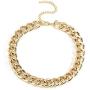 Ingemark Cuban Chunky Link Chain Choker Unisex Punk Style Thick Wide Necklace Jewelry