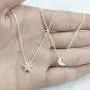 Your Always Charm Best Friend Necklace for 2 Friendship Gifts Star Moon Necklace for Friends Matching Necklaces for Best Friends