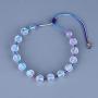 KELITCH Moon-Stone Beaded Bracelets Colorful Hand Woven Strands Bracelets Beach Bangles Jewelry