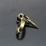 MIXIA Vintage Adjustable Ravens Crow Finger Rings Punk Animal Bird Skull Skeleton Ring Steampunk Jewelry