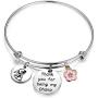 BAUNA Ohana Bracelet for Women Family BBF Thanks for Being My Ohana Bracelet Hawaiian Bracelets Jewelry for Aloha