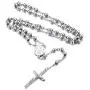 FaithHeart Catholic Rosary Beads Necklace, Holy Saint Michael/Christopher/Virgin Mary/Saint Benedict Medal with Cross Crucifix Pendant, 6MM Beads 26-28 Inches Chain (Send Gift Box) FaithHeart Catholic Rosary Beads Necklace, Holy Saint Michael/Christopher/Virgin Mary/Saint Benedict Medal with Cross Crucifix Pendant, 6MM Beads 26-28 Inches Chain (Send Gift Box)