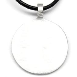 Trilogy Jewelry Pewter Lunar Pentagram with 3 Swarovski Crystals for Birthday on Leather Necklace