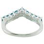 Carillon Stunning Neon Apatite Natural Gemstone Round Shape Wedding Ring 925 Sterling Silver Jewelry For Women for Men