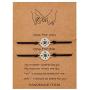 Pinky Promise Distance Matching Bracelet Friendship Couple Bracelet Gifts for Women Men 2 Pieces