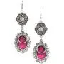 Efulgenz Boho Vintage Antique Ethnic Gypsy Tribal Indian Oxidized Silver Crystal Dangle Earrings Jewelry Set Efulgenz Boho Vintage Antique Ethnic Gypsy Tribal Indian Oxidized Silver Crystal Dangle Earrings Jewelry Set