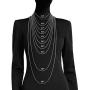 Sea of Ice Sterling Silver 1mm Round Cable Chain Necklace for Women, Girls, Men 14'' - 36''