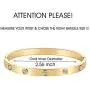MDRONEY Oval Love Bracelet Bangle Friendship Jewelry Gifts for Women Teen Girls Stainless Steel Hinged Bracelet with Cubic Zirconia Stones Present for Her Friends, Gold, Rose Gold and Silver Available
