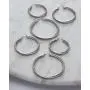 Highstreet layered crossover Sterling Silver plated large tube hoop earrings for women | beautiful and elegant | silver or gold plated your choice | click top closure