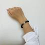 VNOX Egyptian Eye of Horus Eye of Ra Ankh Cross Lave Rock Stone Essential Oil Diffuser Beaded Stretch Bracelet