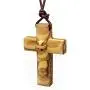 Solid Olive Wood Maltese Cross Pendant on 32'' Adjustable Leather Necklace for Men & Women - Bronze Brown or Black Leather Cord - Christian Spiritual Gift Solid Olive Wood Maltese Cross Pendant on 32'' Adjustable Leather Necklace for Men & Women - Bronze Brown or Black Leather Cord - Christian Spiritual Gift