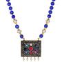 Sansar India Navratna Pendant Indian Necklace Jewelry for Girls and Women 1577