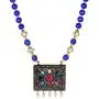 Sansar India Navratna Pendant Indian Necklace Jewelry for Girls and Women 1577
