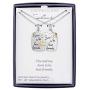 Connections from Hallmark Jewelry, Stainless Steel “Born to be Best Friends” Breakaway Pendant Set, 18'' chains