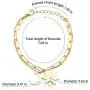KLKE Gold Charm Bracelets for Women Moon and Star Jewelry Layered Friendship Bracelets Womens Day Birthday Gifts 14K Gold Plated Stainless Steel KLKE Gold Charm Bracelets for Women Moon and Star Jewelry Layered Friendship Bracelets Womens Day Birthday Gifts 14K Gold Plated Stainless Steel