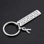 Gzrlyf Survivor Keychain You Never Know How Strong You are Fighting Cancer Gifts Cancer Survivor Domestic Violence Awareness Gifts
