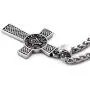 Gungneer Masonic Symbol Necklace Celtic Cross Pendant Stainless Steel Keel Chain Freemason Jewelry for Men Women Gungneer Masonic Symbol Necklace Celtic Cross Pendant Stainless Steel Keel Chain Freemason Jewelry for Men Women