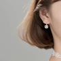 SLUYNZ 925 Sterling Silver Daisy Dangle Earrings for Women Teen Girls Cute Ladybird Flowers Drop Earrings