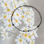 MAOFAED Daisy Gift Daisy Choker Daisy Necklace Daisy Lover Gift Gift for Wife Girlfriend Valentine Gift Wedding Gift Women Jewelry