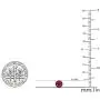 Dazzlingrock Collection 14K 5 MM Each Round Ladies Solitaire Stud Earrings, White Gold Dazzlingrock Collection 14K 5 MM Each Round Ladies Solitaire Stud Earrings, White Gold
