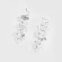Nicole Miller New York Silvertone Casted Cutout Layered Butterfly Fashion Dangle Earrings Nicole Miller New York Silvertone Casted Cutout Layered Butterfly Fashion Dangle Earrings
