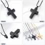 zeqingjw Stainless Steel Cross Memorial Cremation Jewelry for Ashes Urn Pendant Necklace Keepsake Jewelry Urn - Cremation Pendant Necklace