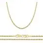 Orostar 14K Yellow Gold 2mm Diamond Cut Rope Chain Necklace, 16'' - 30'' Orostar 14K Yellow Gold 2mm Diamond Cut Rope Chain Necklace, 16'' - 30''