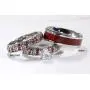 ringheart 2 Rings Couple Rings White Gold Filled Heart Cut Cz Red Rhinestone Womens Wedding Ring Sets Stainless Steel Man Ring Band ringheart 2 Rings Couple Rings White Gold Filled Heart Cut Cz Red Rhinestone Womens Wedding Ring Sets Stainless Steel Man Ring Band