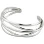 LuckyLy Bangle Marvelous Open Cuff Style Bracelet For Women, Silver and Gold, One Size Fits All