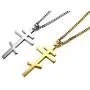 XUANPAI Mens Stainless Steel Cross Pendant Necklace Russian Orthodox Cross Religious Jewelry,Curb Chain 24'' XUANPAI Mens Stainless Steel Cross Pendant Necklace Russian Orthodox Cross Religious Jewelry,Curb Chain 24''