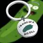 CENWA Pickle Jewelry Im Kind of a Big Dill Keychain Pickle Gift Funny Pickle Pun Gift Foodie Gift