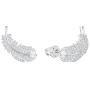 SWAROVSKI Womens Nice Jewelry Collection, Rhodium Finish, Clear Crystals