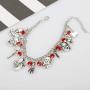 Jason Mask Charm Bracelet Horror Scary Movie Bracelet Ghost Halloween Jewelry Gift Silver