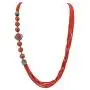 Bocar Long Multiple Row Handmade Beaded Resin Statement 36'' Necklace for Women (NK-10558) Bocar Long Multiple Row Handmade Beaded Resin Statement 36'' Necklace for Women (NK-10558)