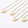 Joycuff Butterfly Necklace Dainty Gold Butterfly Pendant Personalized Initial Letter Necklaces Christmas Birthday Gifts for Teen Girl Daughter Bridesmaid Best Friend