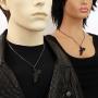 Black Raven Black Crow Gothic Pewter Pendant Necklace