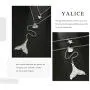 Yalice Layered Boho Starfish Necklace Chain Shell Y Necklaces Silver Jewelry for Women and Girls Yalice Layered Boho Starfish Necklace Chain Shell Y Necklaces Silver Jewelry for Women and Girls