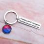 SEIRAA Bisexual Pride Keychain It Takes a Lot of Courage to Become Who you Really are Keychain Bisexual Pride LGBTQ Gifts