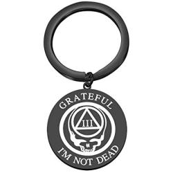 MAOFAED 1 Year 2 Years 3 Years 4Years 5 Years Sobriety Anniversary Keychain Sobriety Gift Sobriety Keychain AA Recovery Jewelry AA Gift